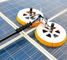 Widened Dual Head Solar Panel Cleaning Disc Brush Robot Cleaner