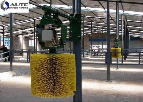 Customized Color Rotating Cow Brush , Cattle Scratcher Brush Hard Plastic PP