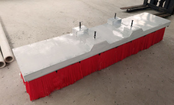 Metal Support  1.5m Forklift Sweeper Attachment Brush