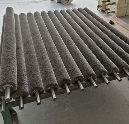 Steel Plate Rust Removing Steel Wire Rolling Brush Steel Strip Winding Carbonized Wood Board Grinding
