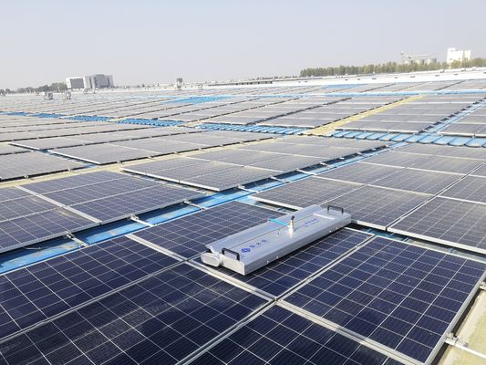 B12 Series Automatic Solar Cleaning Robotic Remote Control Solar Cleaner With Battery Solar Cleaning Machine