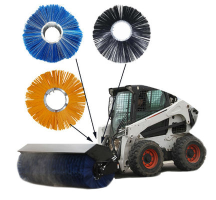 Zinc coated steel Green Poly Snow Sweeper Brush 15-34 inches