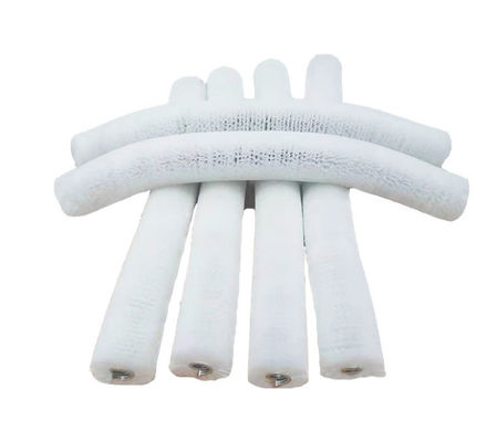 Soft White Nylon PA66 Bristle White Brush Roller Spiral Brush For Polishing Machine