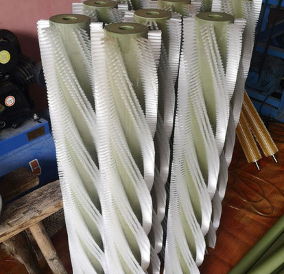 ROSH Customized Size Conveyor Cleaning Brush Various Shape Filament Cylindrical Roller Brush