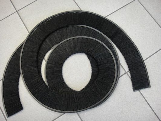 Extruded Flexible Industrial 5.0mm Back Brushes Strip With  Nylon Backing