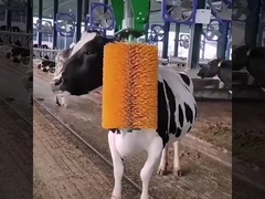 Çiftlik Otomatik Salıncak Sığır Çizik fırçası Motorlu Masaj makinesi Sarı Yeşil