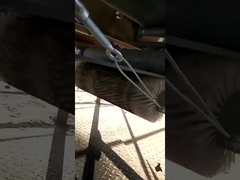 Kömür Madenleri için Motorsuz Bant Süpürücü OEM Özelleştirilebilir Pasif Fırça Rulosu