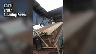 İzle: Büyük şekilli fırça rulosu işleme ve temizleme Vitrini